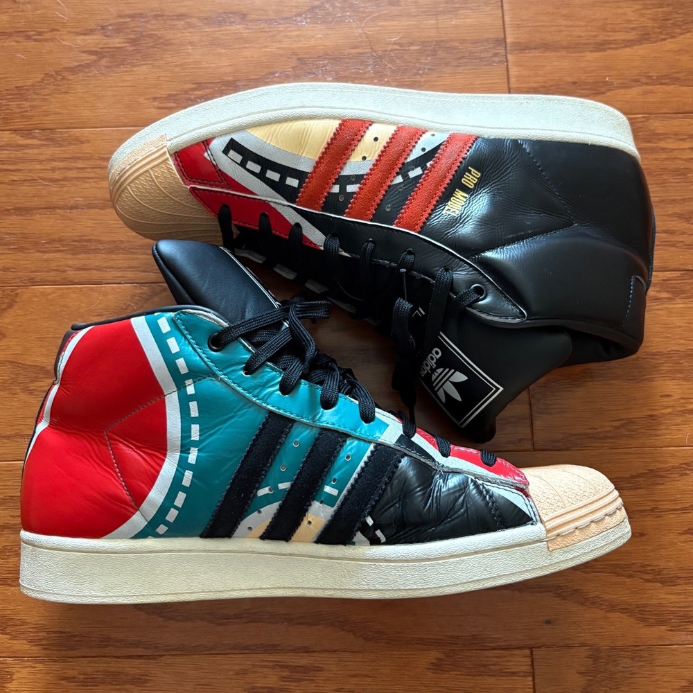 Adidas Pro Model Chicago 2020 All-Star Mens Sneakers FX4008 Black Red Blue 11.5